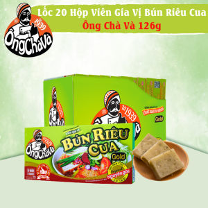 Lốc 20 Hộp Viên Gia Vị Bún Riêu Cua Ông Chà Và 126g