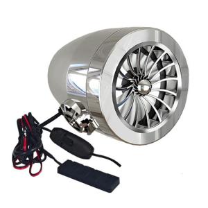 ระบบเสียงของรถจักรยานยนต์พร้อมลำโพงกันน้ำชาร์จพอร์ต USB สำหรับจักรยานไฟฟ้ายานพาหนะติดตั้งง่ายดีไซน์ ABS