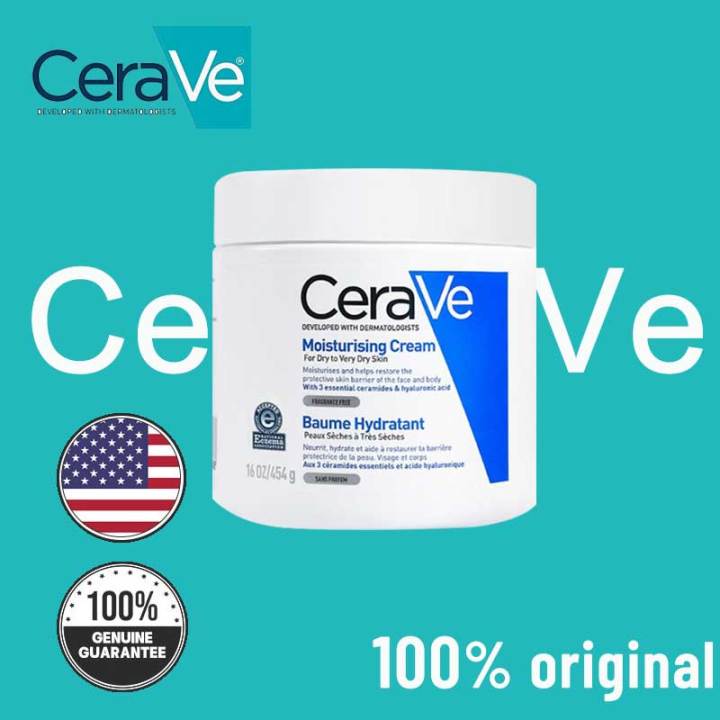 CeraVe Moisturizing Cream For Dry To Very Dry Skins Facial Moisturizer
