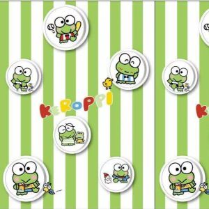 WALLPAPER DINDING 45 CM X 4 METER MOTIF KARAKTER KEROPPI