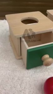 educratePH Montessori Target with thinker coin or ball / infant / todder object permance /