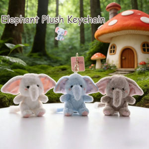 Elephant Plush Keychain Plush Doll Pendant Girl Bag Car Keychain Mobile Phone Pendant Jewelry Gift