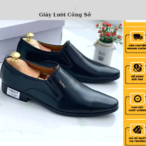 Giày Công Sở Nam Cao Cấp Sang Trọng Lịch Lãm Da PU Cao Cấp
