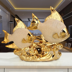 Ceramic Ornaments Living Room Home Decoration Creative TV Cabinet Indoor Partition Cabinet Furnishings Housewarming Gift