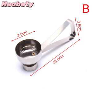 Heabety Stainless Steel Egg Cutter Eggshell Topper Shell Opener Kitchen Cooking Tools