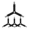 B.S.B 4 Pcs Bedsheet Buckle Bed Skid Proof Clothes Trouser Curtain Clip Bedside Hold Klip Cadar Tilam (RANDOM COLOR). 
