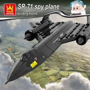 SR-71 Blackbird trinh sát máy bay không gian trẻ em nhỏ bé Đồ chơi lắp ráp giáo dục đồ chơi Khối lắp ghép