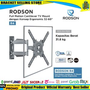Bracket tv 60 55 50 43 43 32 InchBracket Swivel Brecket tv RODSON R4