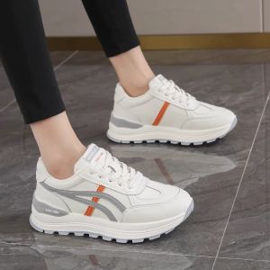 Fashion white rubber shoes for women Running sneaker low cut shoes for women korean flat Tennis shoes