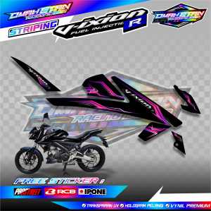 STRIPING VARIASI YAMAHA VIXION R HAYABUSA STYLE / STICKER LIST VARIASI MOTOR VIXION R