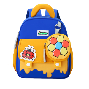 Animal Patterns Kindergarten School Bag Waterproof Zipper Closure Cute Backpacks Adjustable Straps Large Capacity2026