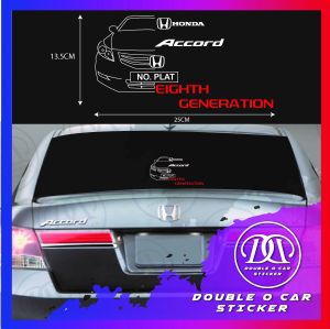 [Ready stock]Honda Accord eighth generation line shape sticker KI00108(PM ME NO. PLAT)