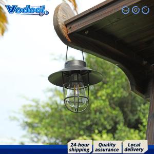 ไฟโซลาร์เซลล์กันน้ำสำหรับแคมป์ปิ้งและสวนไฟแขวนย้อนยุคระเบียงกลางแจ้งดีไซน์คลาสสิกพลังงานแสงอาทิตย์ใช้งานง่าย