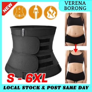Postpartum Recovery Corset Shaper Body Slimming Trimmer Belt Women Neoprene Sauna Belt Waist Trainer Compression Fat Burning Waist Cincher Fat Ready Stock 218886