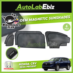 HONDA CRV 2024 NinjaShades Plus OEM Magnetic Car Sunshades (6pcs/set)