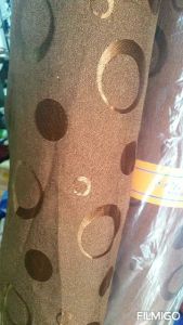Kain Bahan Gorden Gordeng Hordeng Lokal Bonita Coklat Tua Wida Textile