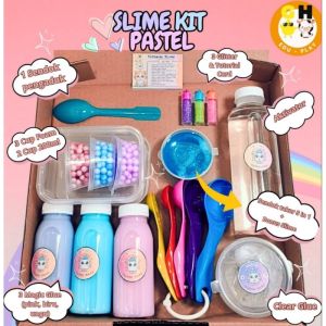 Slime Kit Pastel Ice Cream Edition Mainan Edukasi Anak Tofu Slime Seri 1 by GHEduPlay