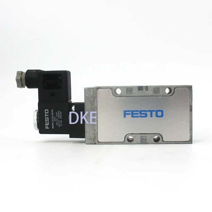 FESTO 5/2 Way MFH-5-1/4-B 15901 With Coil 220V AC 24V DC Monostable Die ...