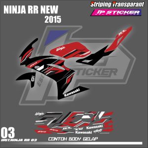NINJA RR 2015 ORIGINAL (COD) STIKER STRIPING MOTOR KAWASAKI NINJA RR 2015 - STIKER LIST STIKER MOTOR DESAIN RACING HOLOGRAM DAN TRANSPARAN BISA COD IP.KODE 03