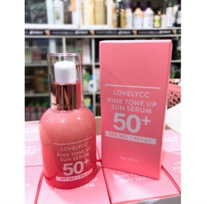 [TEM PHỤ + XUẤT VAT] Serum Chống Nắng Lovely CC Pink Tone Up Sun Serum SPF50+/ PA+++ - 30g