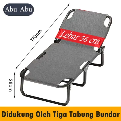 Kursi Malas Tempat Tidur Lipat Kursi Santai Ranjang Lipat Folding Bed