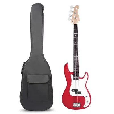 PLAYOU Bass Guitar Bag 7mm Padding Waterproof Electric Bass Case Electric Bass Gig Bag Backpack