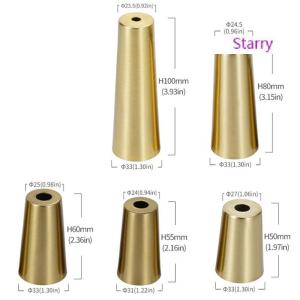 Starry Foot Solid Brushed Iron Table Chair Cylinder Cap Protect Decor Bottom Safe Pad