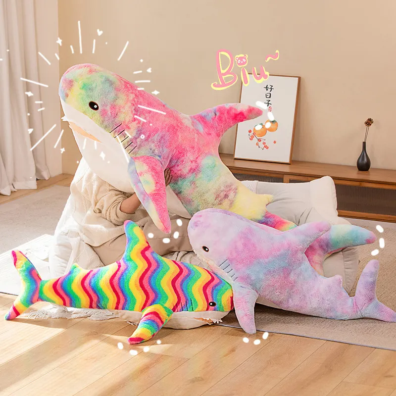 Giant Shark Stuffed Toy Cartoon Plush Animal Doll Kids Birthday Gifts –  FMOME TOYS