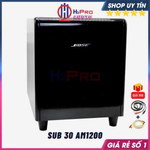 Loa Sub Gầm AM1200 Bass 30 350W (Tặng Dây AV) - Loa Sub Điện  Bass 30 Cao Cấp Cho Dàn Karaoke Gia Đình - H2Pro Audio