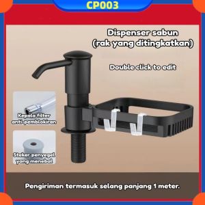 (In Stock) Dispenser Sabun Cair Tanam Pompa Dishwashing Liquid Pump Wastafel Selang Panjang Direct Dapur Sink