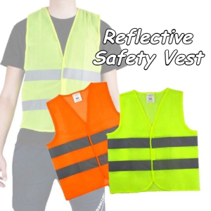 High Visibility Reflective Vest Outdoor Safety Vest With Reflective Strip Construction Site Supplies