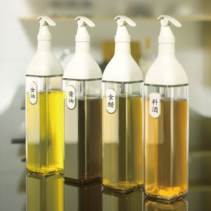 Oil Pot Household Kitchen Glass Automatic Opening and Closing Household Leak-proof Soy Sauce Vinegar Seasoning Bottle Oil