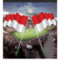 Tiang Bendera / Tongkat Bendera / Telescopic Pointer Stick / Flag Pole Tour Leader / Flagpole / Tiang Bendera Tour Guide AH01. 