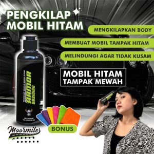 Armor Obsidian by Moormiles Pengkilap Mobil Motor Khusus Warna Hitam Pengkilat