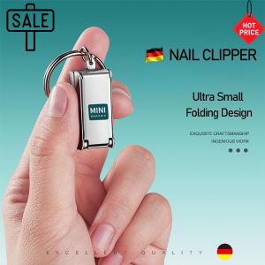 1pcs Nail Clippers Collapsible Portable Travel Fingernail Nail Scissors Cutter Stainless Steel Manicure Tools