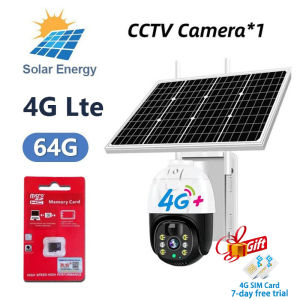 V380 Pro Solar CCTV Camera Outdoor No WiFi Needed Waterproof Surveillance Wireless With Wifi Connect 360 Connect Cellphone Two-way Voice Intercom ip Security Camera Free 4G sim card