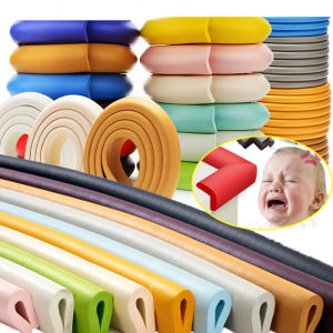 2M Kids Sponge Anti-collision Strip Anti-bump Table Soft Wrap Side Door Frame Protective Strip Safety Protection Products
