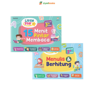 ISI 2 BUKU | Buku Little Star Pintar Membaca dan Berhitung Ziyad Books Buku Latihan Membaca Anak