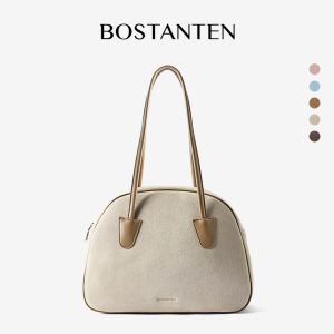 BOSTANTEN Cupid Bag กระเป๋าหนังกลับใบใหญ่ จุของได้เยอะ กระเป๋าแฟชั่นสตรี