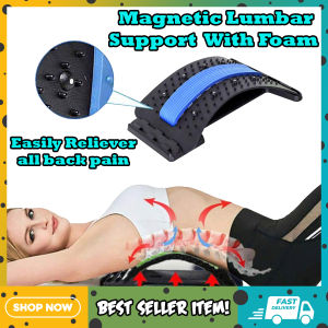 Back Stretcher Lumbar Back Cracker Board Pain Relief Device Multi-Level Back Massager Lumbar Pain Relief for Herniated Disc Sciatica Scoliosis Lower and Upper Lumbar Support Stretcher