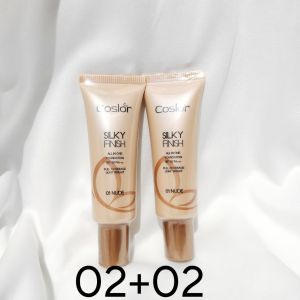 มีคูปอง Coslor รองพื้นคอสเลอร์ 2 ชิ้น แต่งหน้า ผิวเนียนสวย ปิดรอยดำ รอยสิว คุมมัน กันน้ำ กันเหงื่อ กันแดด ไม่ติดแมส