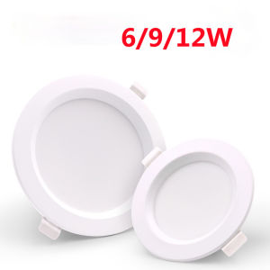 Ultra Thin Pin Light LED Ceiling Light Downlight 3 Colors 4000K/6500K 6W 9W 12W 18 Wwhite/warm light