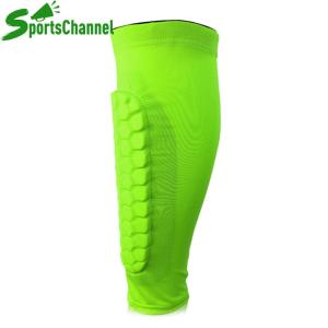 1pc Honeycomb Outdoor Sport Leg Protective Gear Anti-collision Basketball Sport Calf Sleeve Socks Sweat-absorbing Men Women for Mountaineering Cycling