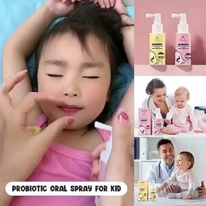 Safe Optimal Selection Baby Oral Spray Anti-Cavity for Kids Baby Tooth Cleaning Toothache Spray for Children 1-12 Years Old Probiotics Tooth Spray