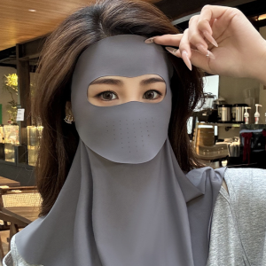 ✨ Full Face Sunscreen Mask Face Neck Sunscreen Mask UPF 50+ Neck Cover Mask Breathable UV Face Veil Stretchy Fabric No-Slip Fit Outdoor Sports Face Mask