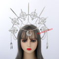 Women's Halo Crown Mary Goddess Headband Goddess Pointer Moon For Wedding Party Evening Photo Hair Hoop. 