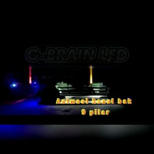 MODUL PILAR BAK 12V/24V STROBO ANIMASI