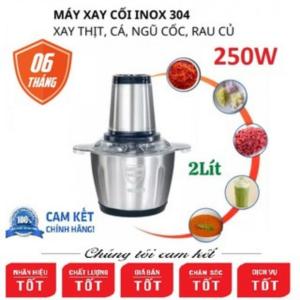 Máy Xay Thịt Đa Năng Máy Xay Thịt Cối Xay Inox 304 Dung Tích 2L 4 Lưỡi Dao Thép Không Gỉ Nhiều Chế Độ Xay Chống Vỡ Bền Bỉ Xay Sinh Tố Thịt Cá Rau Củ Hoa Quả