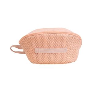 SUTONGXUE Di động Túi đựng đồ trang điểm bằng lưới Dung lượng lớn Cầm tay Túi đựng đồ vệ sinh cá nhân Giá đỡ cọ trang điểm Có thể nhìn thấy Túi đựng mỹ phẩm Sử dụng khi đi du lịch