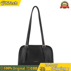【Free Shipping】 Ladies All-Match Underarm Bag Solid Color Stylish Armpit Bag Retro Shoulder Bag Female Travel Commute Bag